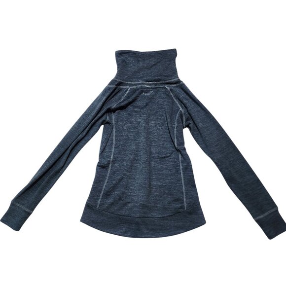 Kuhl Womens Gray Knit Pullover Medium Funnel Neck Long Sleeve Casual‎ Fit READ - Picture 2 of 9